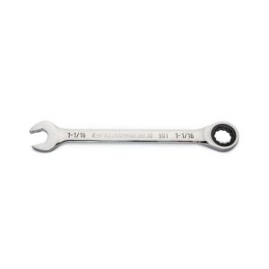 1-1/16in 90T 12 Point Ratcheting Combination Wrench | Wrenches Hand Tools Silver