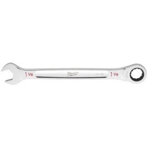 1 1/16inch Ratcheting Combination Wrench | Wrenches Hand Tools Silver