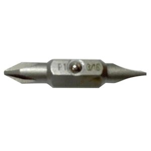 #1 PH-3/16 in. SLT DBL End Bit | Screwdrivers Hand Tools Gray