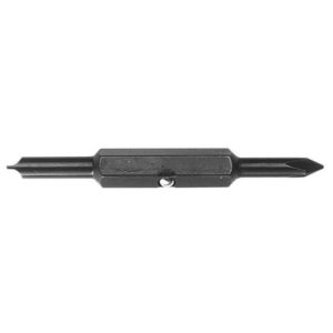 #1 Phillips & 3/16 In. Slotted Replacement Bit (1 Bit) | Screwdrivers Hand Tools Black