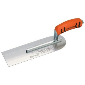 10-1/2 In. x 3 In. Carbon Steel Pipe Trowel with ProForm Handle | Masonry, Concrete & Tile Tools Hand Tools Masonry, Concrete & Tile Tools