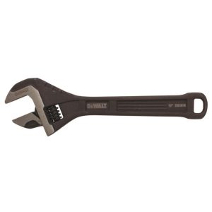 10 In. All-Steel Adjustable Wrench | Wrenches Hand Tools Silver