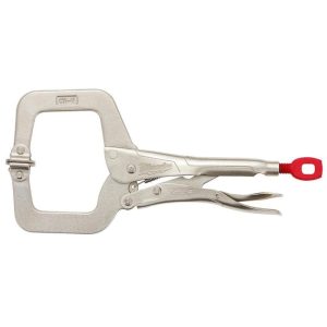 11 in. TORQUE LOCK Locking C-Clamp With Swivel Jaws | Clamps Clamps Clamps