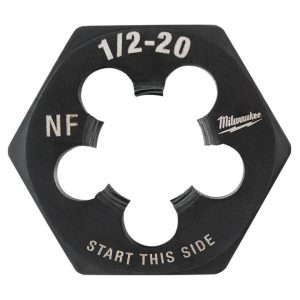 1/2 in -20 NF 1-Inch Hex Threading Die | Taps & Dies Hand Tools Taps & Dies