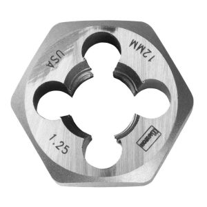 12 mm 1.25 x 1 In. Hex Metric Die (HCS) | Taps & Dies Hand Tools Taps & Dies