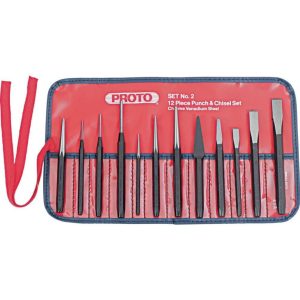 12 Piece Steel Punch & Chisel Set | Chisels Chisels Chisels