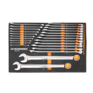 12 Point Long Pattern Combination Metric Wrench Set in Foam Storage Tray 24pc | Tool Sets Hand Tools Tool Sets