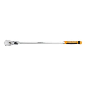 1/2in Drive 90 Tooth Dual Material Locking Flex Head Teardrop Ratchet 24in | Hand Ratchets Hand Ratchets Hand Ratchets