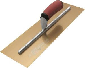 13 In. x 5 In. Golden Stainless Steel PermaShape-DuraSoft Handle | Masonry, Concrete & Tile Tools Hand Tools Gold