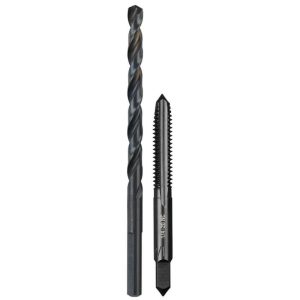 1/4 in -20 NC Straight Flute Plug Tap & #7 Drill Bit | Taps & Dies Hand Tools Taps & Dies