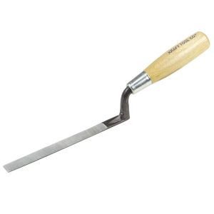 1/4 In. Caulking Trowel with Wood Handle | Masonry, Concrete & Tile Tools Hand Tools Masonry, Concrete & Tile Tools