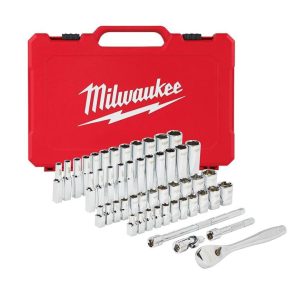 1/4 in. Drive 50 pc. Ratchet & Socket Set – SAE & Metric | Hand Ratchets Hand Tools Hand Ratchets