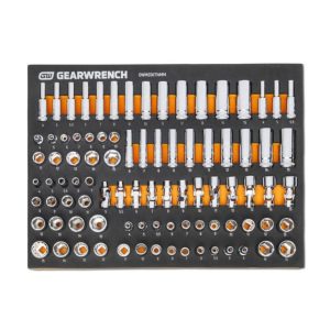 1/4 in Drive Master Metric Socket Set in Foam Storage Tray 89pc | Tool Sets Hand Tools Tool Sets