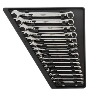 15-Piece Combination Wrench Set – Metric | Tool Sets Hand Tools Silver