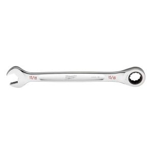 15/16 in. SAE Ratcheting Combination Wrench | Wrenches Hand Tools Silver