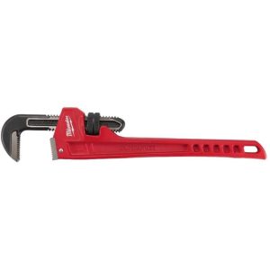 18 in. Steel Pipe Wrench | Wrenches Hand Tools Red