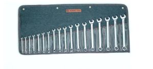 18 pc. Full Polish Metric Combination Wrenches 7 mm to 24 mm | Wrenches Hand Tools Wrenches