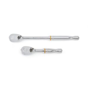 2 Pc 3/8 Drive 90-Tooth Compact Head Teardrop Ratchet Setin | Hand Ratchets Hand Ratchets Hand Ratchets