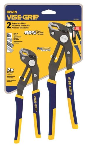 2-Pc Groovelock Pliers Set | Tool Sets Hand Tools Blue