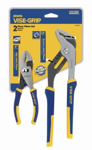 2 Pc. Traditional Pliers Set – 6 In. Slip Joint & 10 In. Groove Joint | Tool Sets Hand Tools Blue