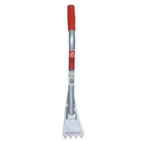 22-1/2 In. Shingle Remover Shovel with 4 Heat Treated Teeth | Wrecking Pry Bars Hand Tools Gray