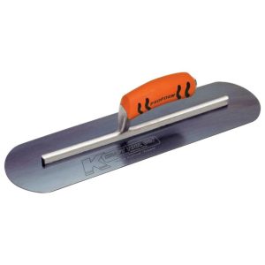 24in x 4in Blue Steel Pool Trowel | Masonry, Concrete & Tile Tools Hand Tools Masonry, Concrete & Tile Tools