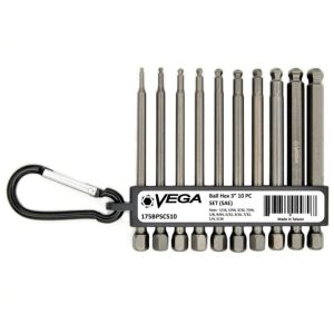 2in Hex Ball End Bit Set 10pc | Hex Keys Hand Tools Hex Keys