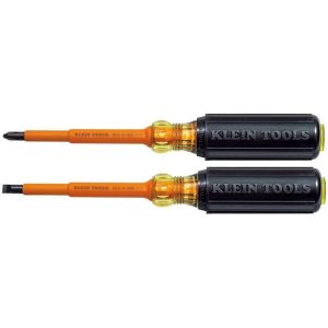 2pc 4In Insulated Screwdriver Set | Screwdrivers Hand Tools Screwdrivers