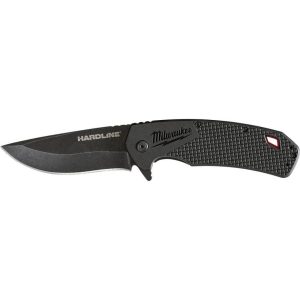 3.5 in. HARDLINE Smooth Recurve Drop Point Blade Pocket Knife | Multi Hand Tools Hand Tools Multi Hand Tools