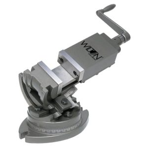 3-Axis Precision Tilting Vise 2in Jaw Width 1 Jaw Depth | Vises & Anvils Hand Tools Gray