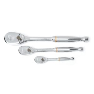 3 Piece 1/4in 3/8in and 1/2in 90 Tooth Ratchet Set | Hand Ratchets Hand Ratchets Hand Ratchets