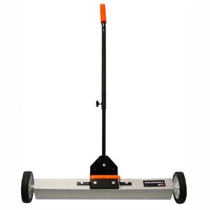 30 In. Extra Large Rolling Magnetic Sweeper | Magnetic Pick Up Tools Hand Tools Black