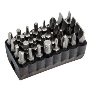 32 Piece Standard Tip Bit Set | Screwdrivers Hand Tools Screwdrivers