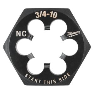 3/4 in -10 NC 1-7/16 in Hex Threading Die | Taps & Dies Hand Tools Taps & Dies