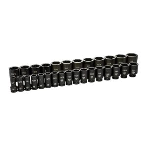 3/4in Drive 6 Point Deep SAE Impact Socket Set 29pc | Sockets & Socket Sets Hand Tools Sockets & Socket Sets