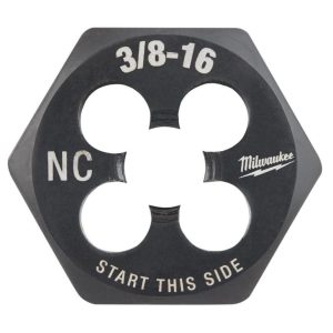 3/8 in -16 NC 1-Inch Hex Threading Die | Taps & Dies Hand Tools Taps & Dies