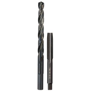 3/8 in -16 NC Straight Flute Plug Tap & 5/16 in Drill Bit | Taps & Dies Hand Tools Taps & Dies