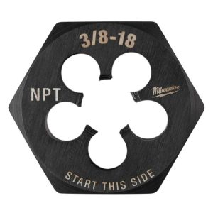 3/8 in -18 NPT 2-1/6 in Hex Threading Die | Taps & Dies Hand Tools Taps & Dies