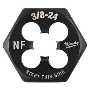 3/8 in -24 NF 1-Inch Hex Threading Die | Taps & Dies Hand Tools Taps & Dies