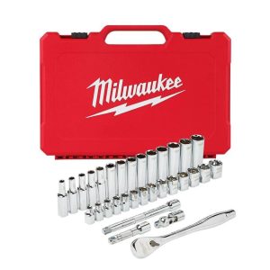 3/8 in. Drive 32 pc. Ratchet & Socket Set – Metric | Hand Ratchets Hand Ratchets Hand Ratchets