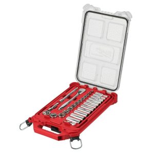 3/8in 28 Pc Ratchet & Socket Set with PACKOUT Organizer | Hand Ratchets Hand Ratchets Hand Ratchets