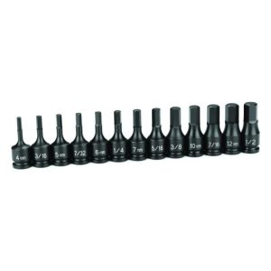 3/8in Drive Standard Length Set | Sockets & Socket Sets Hand Tools Gray