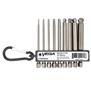 3in Hex Ball End Bit Set 9pc | Hex Keys Hand Tools Hex Keys