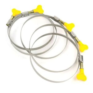 4 Inch Key Hose Clamp 5 Pack | Clamps Clamps Clamps