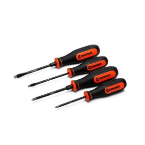 4 Pc. Diamond Tip Dual Material Screwdriver Set | Screwdrivers Hand Tools Screwdrivers