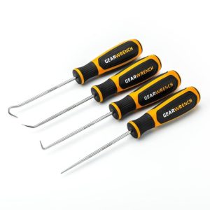 4 Pc Mini Hook & Pick Set | Hook & Pick Tools Hand Tools Black