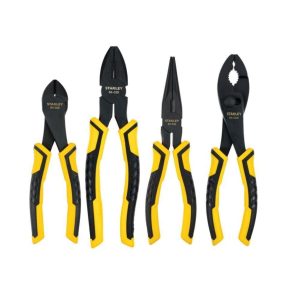 4 Piece Bi-Material Plier Set | Pliers Hand Tools Pliers