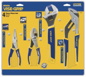 4 piece Pro Pliers Set | Pliers Hand Tools Blue