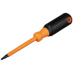 4inch Insulated Screwdriver #1 Square | Screwdrivers Hand Tools Orange & Black