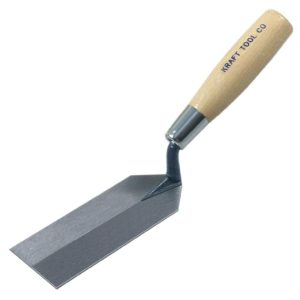 5 In. x 1-1/2 In. Margin Trowel with Wood Handle | Masonry, Concrete & Tile Tools Hand Tools Masonry, Concrete & Tile Tools